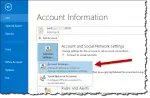 Outlook Account Settings
