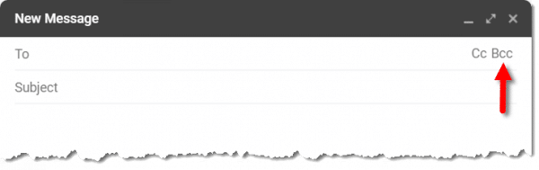 BCC in Gmail