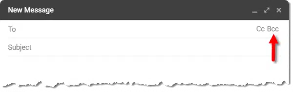 BCC in Gmail