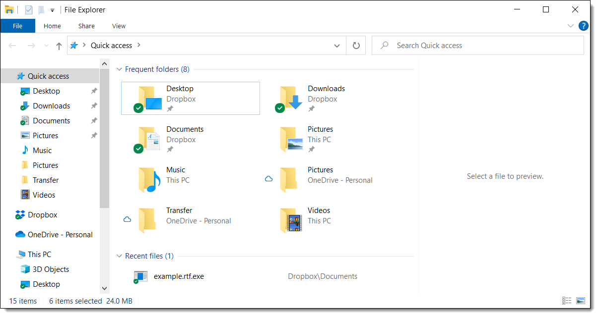 Windows File Explorer.