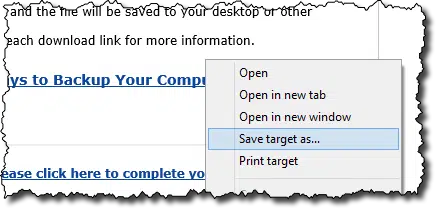 Book Download Page: Save As