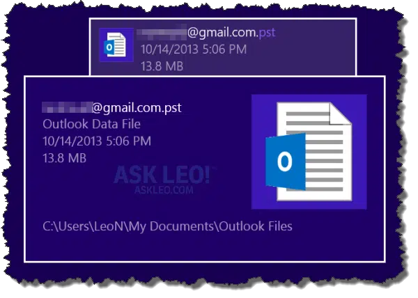 Windows 8 Search Result Details