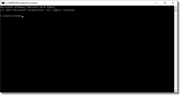 The Windows Command Prompt