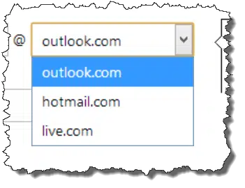 Outlook.com new email domains