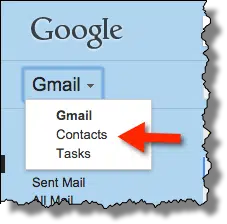 Gmail contacts
