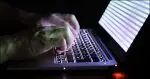 Typing on a Laptop