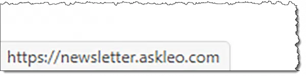 Preview of a URL