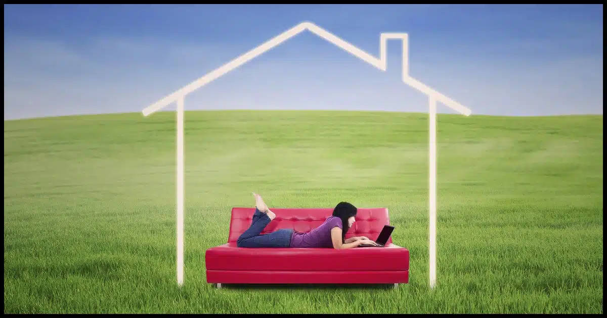 Wireless internet in the home.