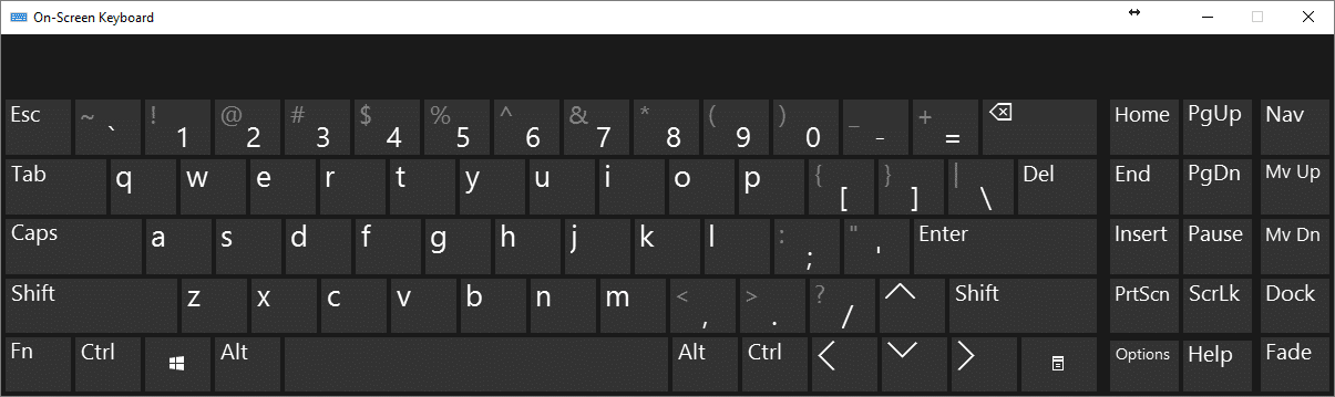 On-Screen Keyboard