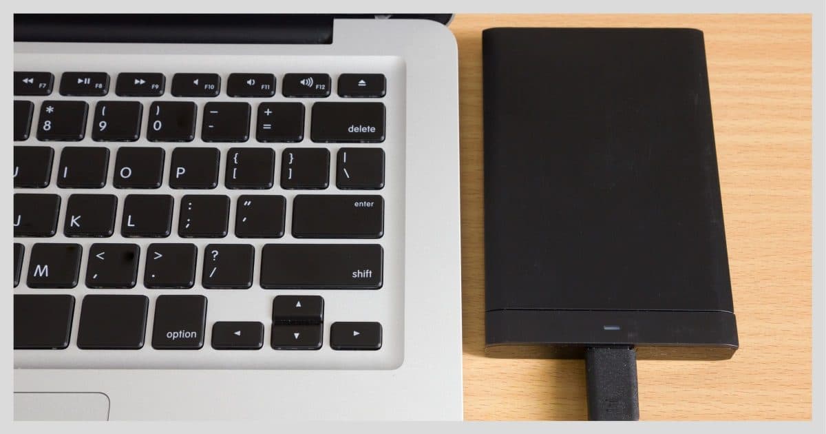 An External Backup Drive