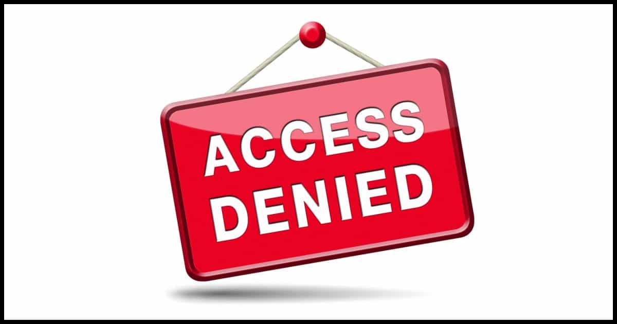 Access Denied