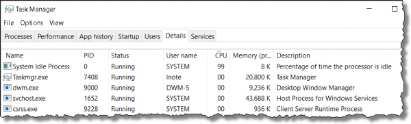 System Idle