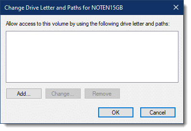 Change Drive Letter and Paths