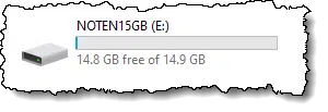 External Disk now visible in Windows File Explorer