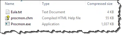 Process Monitor Files