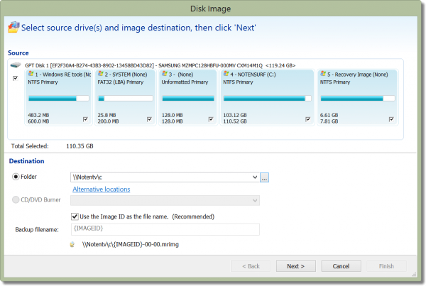 Partition Selection