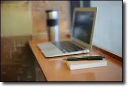 Coffee and a Laptop