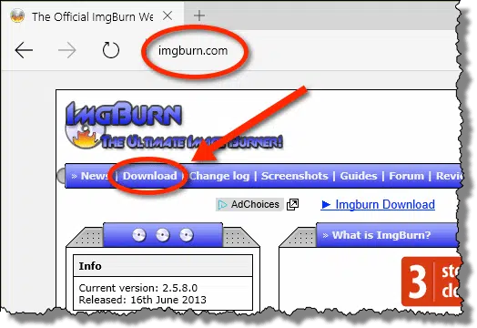 ImgBurn Download Link