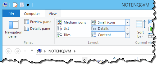 File Explorer View Details