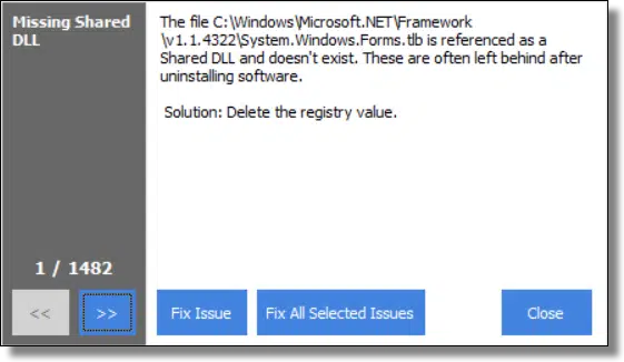 CCleaner Fixing an Issue