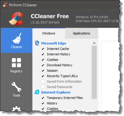 CCleaner File Cleaner