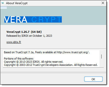 About VeraCrypt