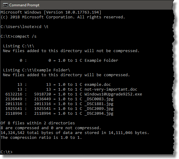 Compact /s