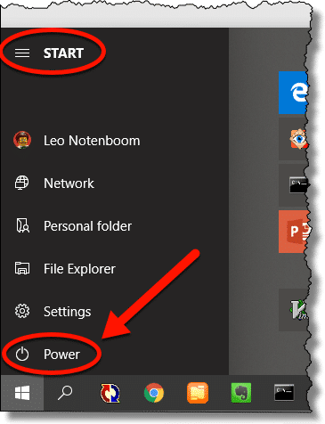 Windows 10 Start Menu