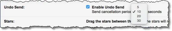 Gmail Undo Send