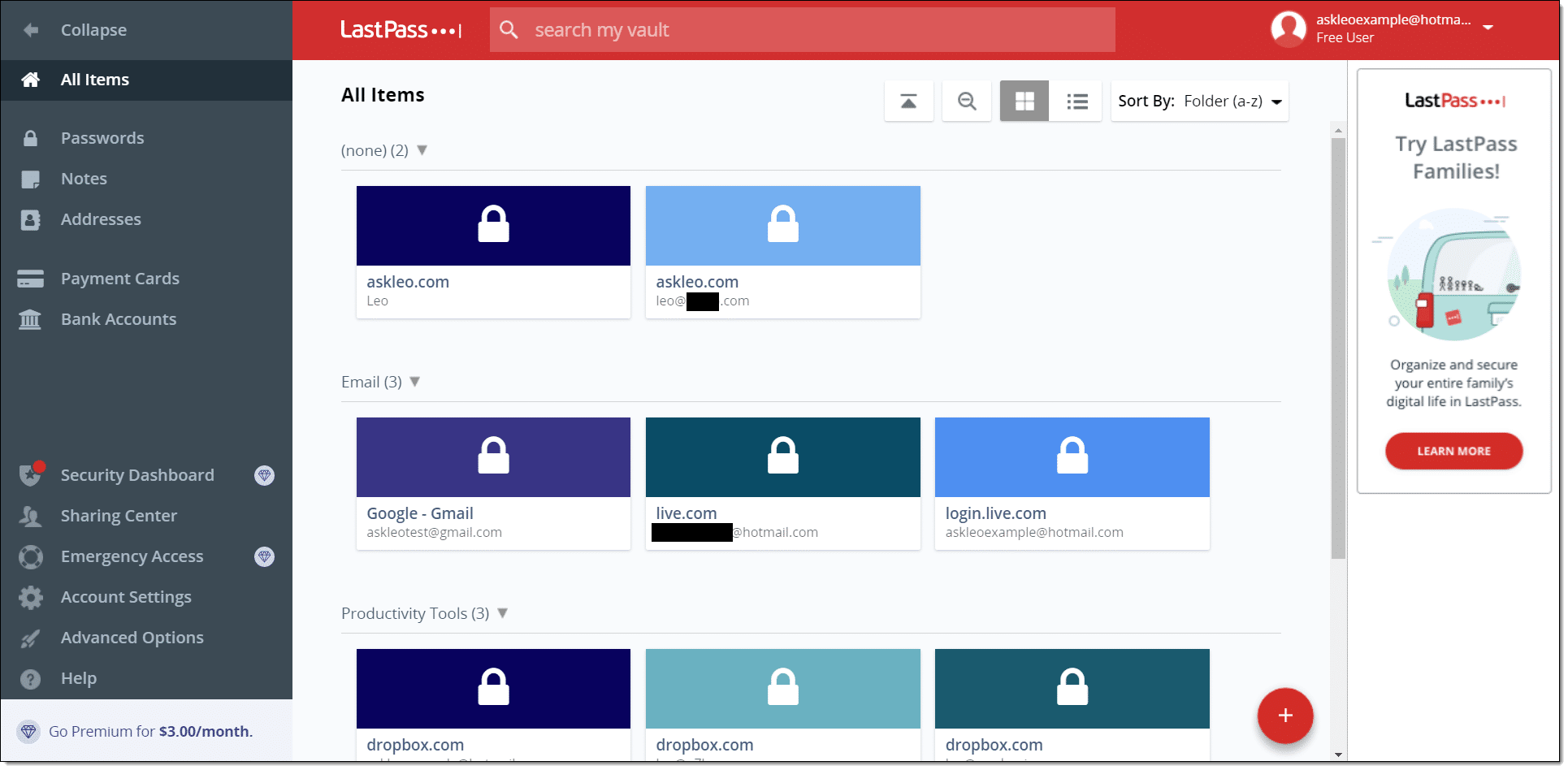 LastPass Password Manager and Vault - Ask