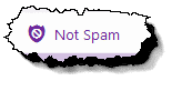 Not Spam button