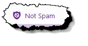 Not Spam button