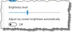 Brightness Control