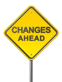 Change is coming