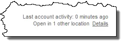 Gmail open in other locations