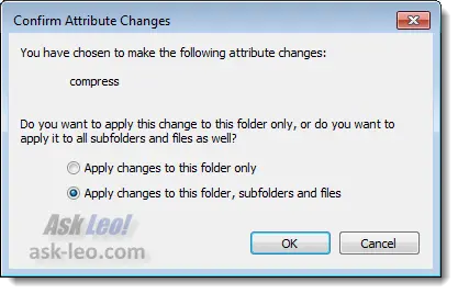 Confirm Attribute Change