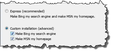 Custom installation (revealed)