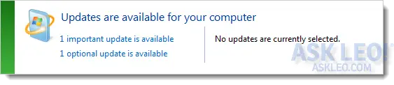 Updates are available
