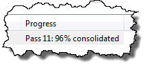 Defrag Progress