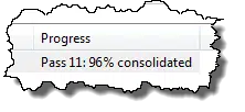 Defrag Progress