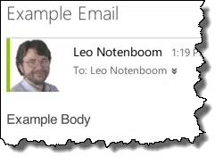 Profile Picture in Email