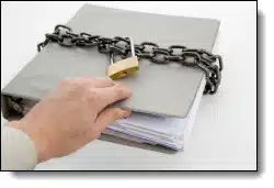 Peeking at a locked document