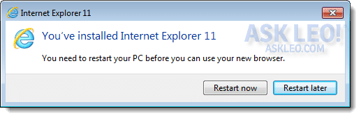 IE needs a reboot