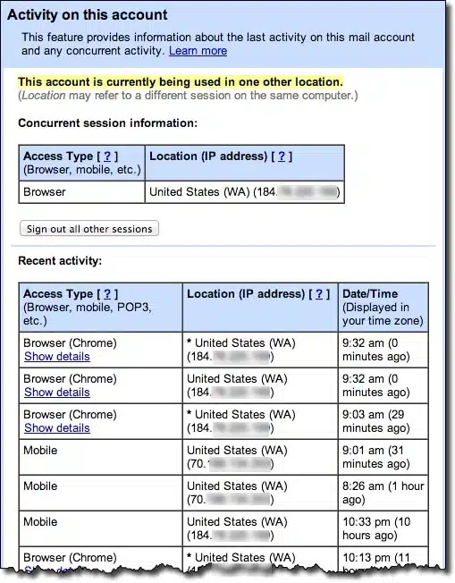 Gmail Activity