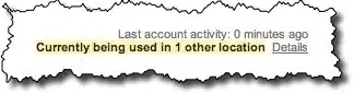 Gmail open in one other location
