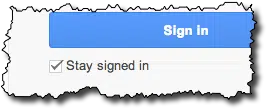 Stay Signed In