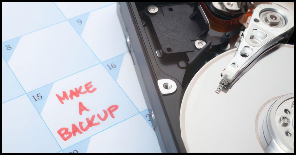 Make a Backup!