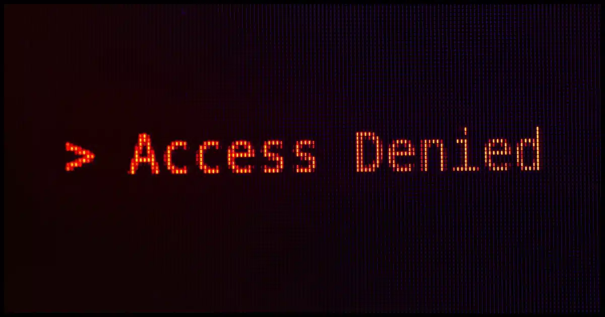 Access Denied!