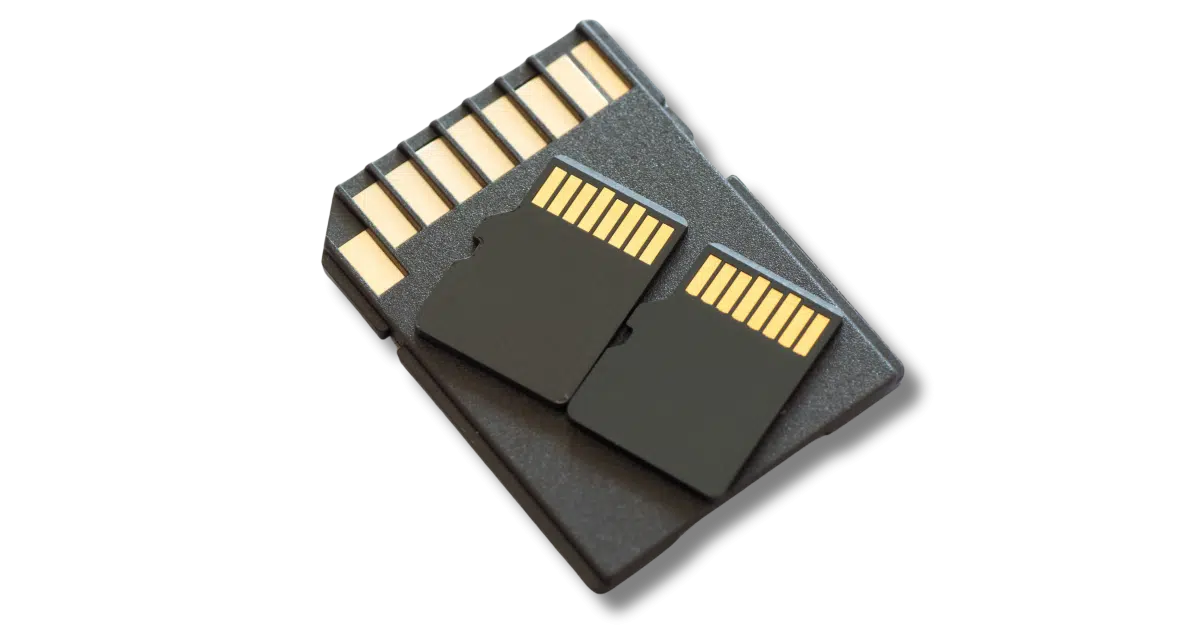 SD cards.