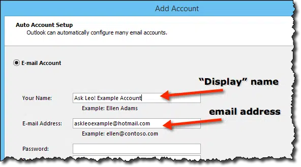 Account Configuration